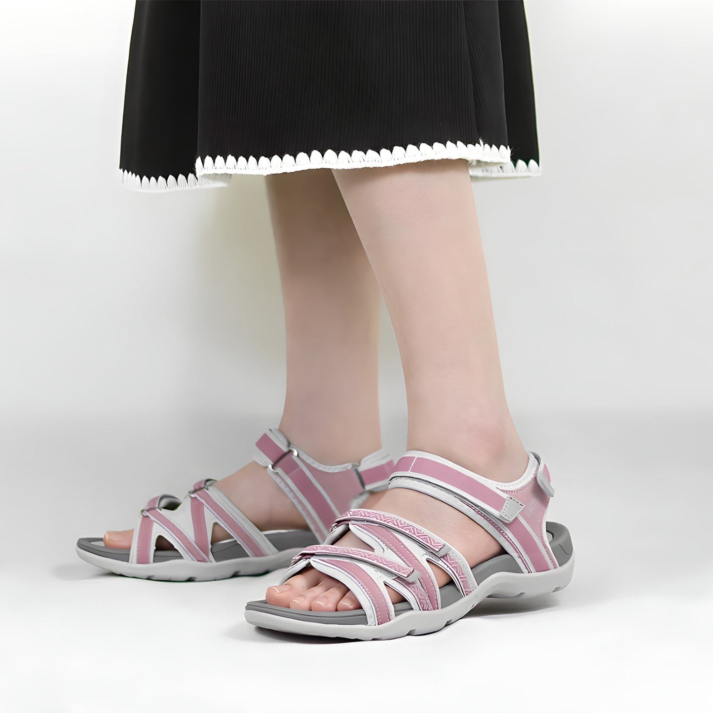 Sandales de Marche Femme Pieds Larges