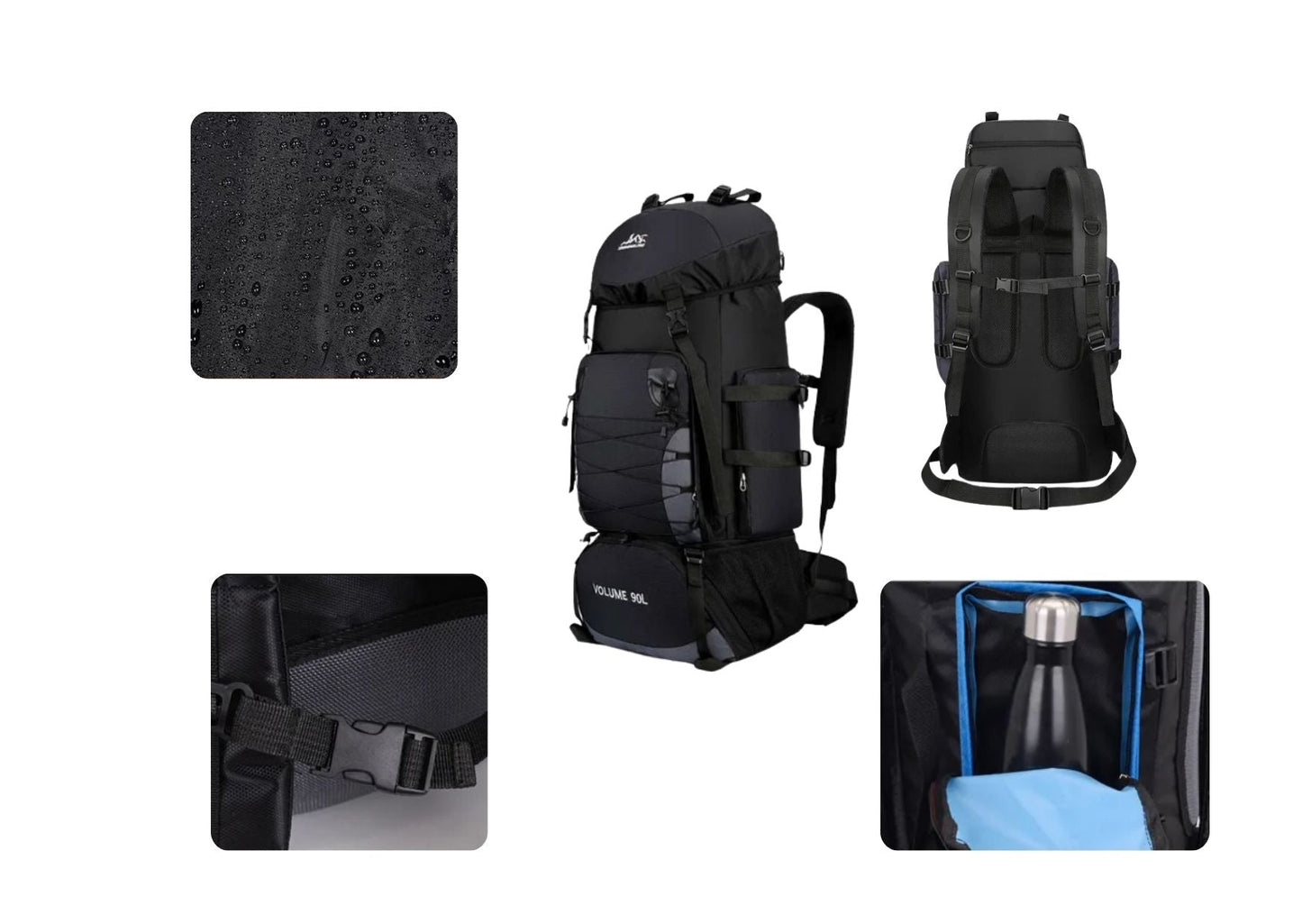 Sac de Trekking Randonnée 90L