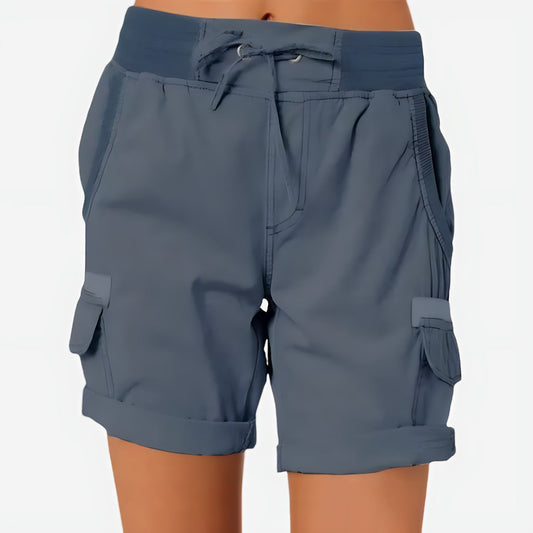 Short de Randonnée Léger avec Poches Femme