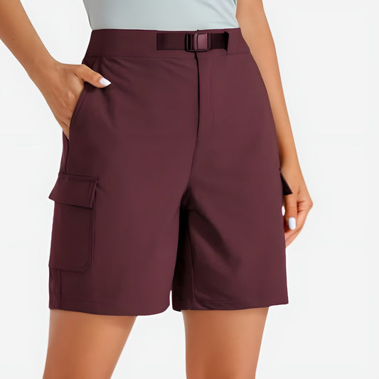 Short de Randonnée Léger avec Poches Femme