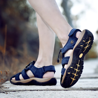 Sandales Randonnée Cuir Homme