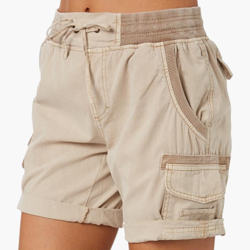 Short de Randonnée Léger avec Poches Femme